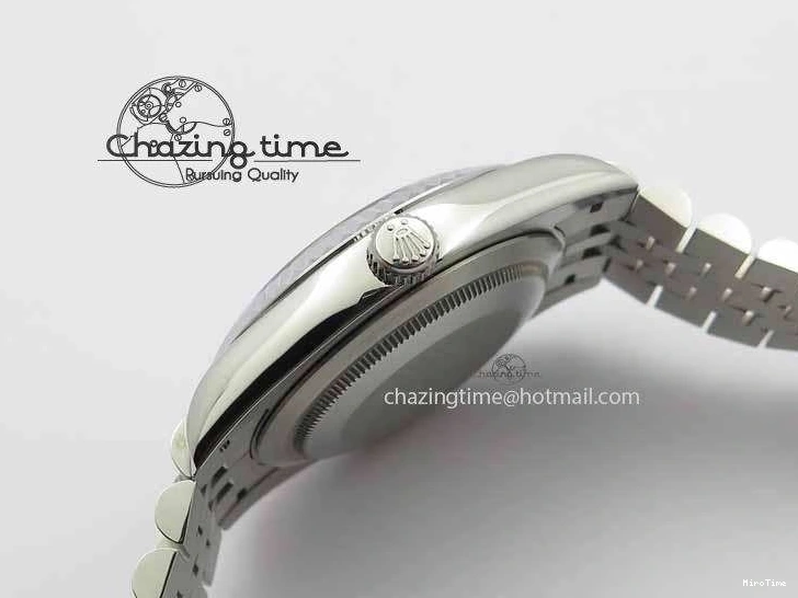 MiroTime 0201 TopPick DateJust II 41mm BP Maker Best Edition Blue Diamonds Dial On New Version Jubilee Bracelet A 3621